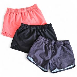 Old Navy Active Girls Athletic Shorts Lot of 3 Size XL (14–16) Lined Running